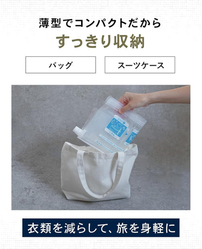 旅行 洗濯 【旅用シート洗剤付き】 洗濯袋 洗濯バッグ トラベル どこでも洗濯 手洗い洗剤 旅寝工房 tabine トラベルランドリー